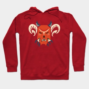 Kuker Evil Demon Mask Hoodie